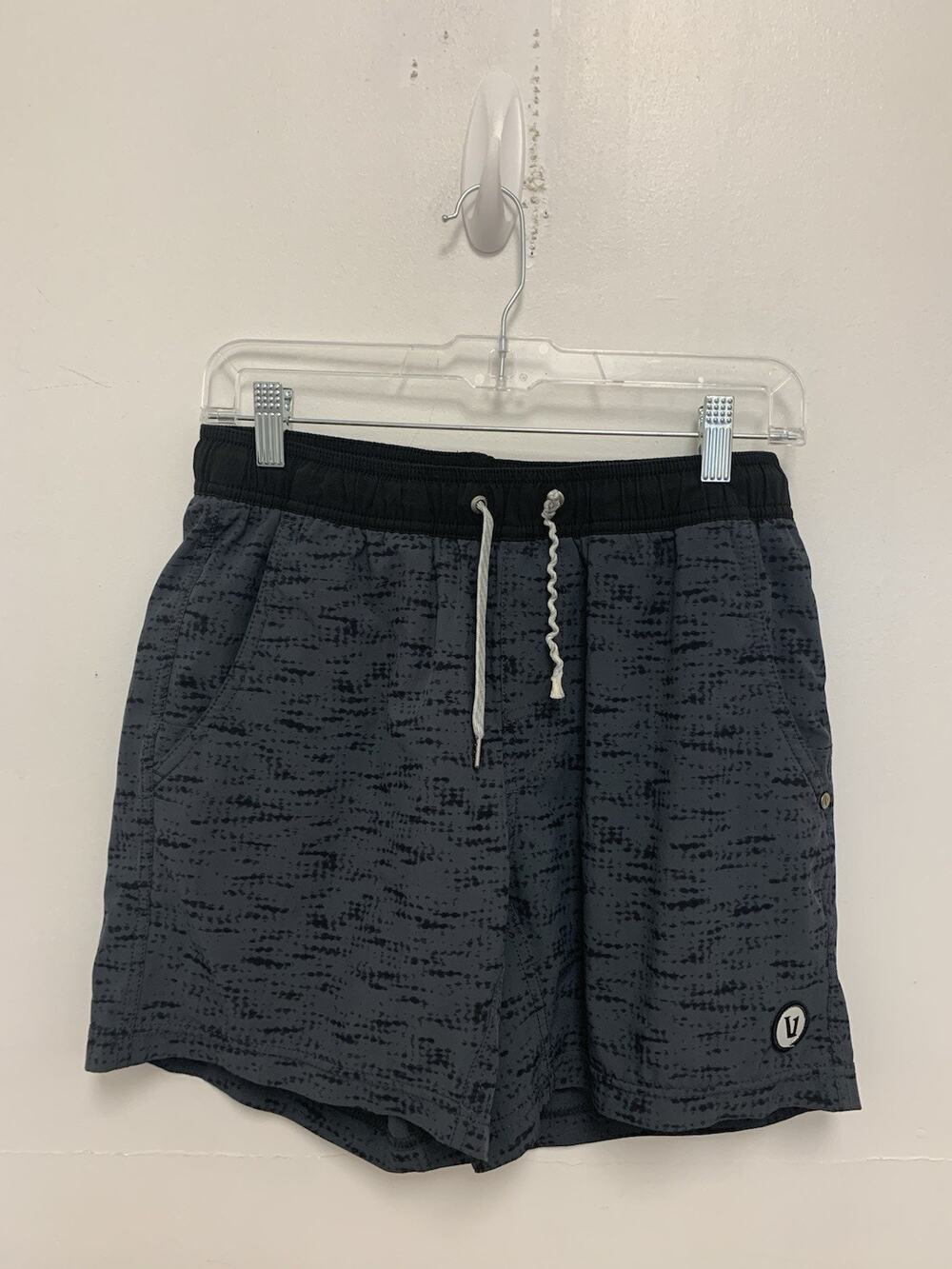 Vuori Kore Short Lined Small Grey Patterned Shorts